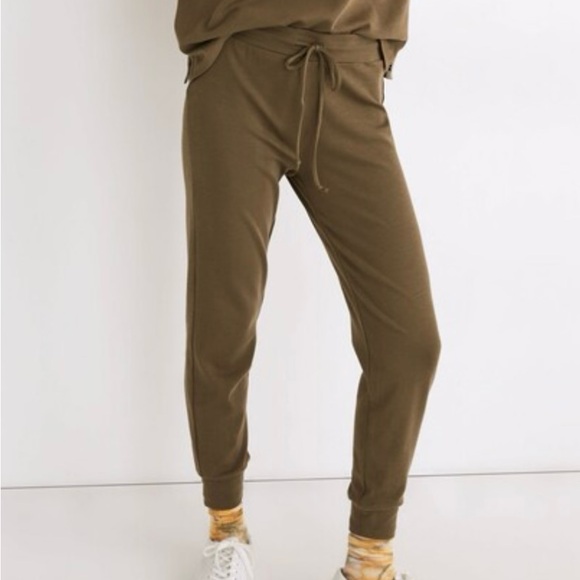 Madewell Pants - MWL by Madewell NWT Breeze medium slim olive soft lounge athleisure joggers